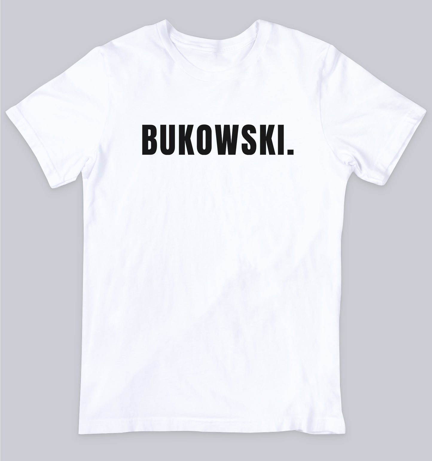 Charles Bukowski Minimalist Name Unisex Tshirt, Dead Poet Society