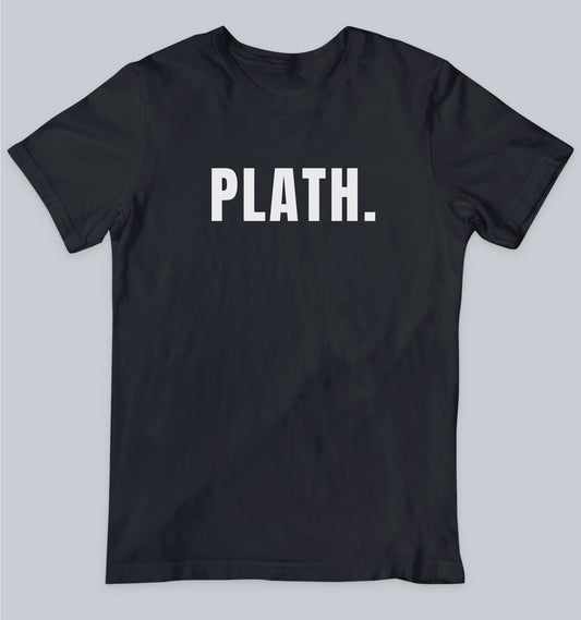 Sylvia Plath Minimalist Name Unisex Tshirt, Dead Poet Society